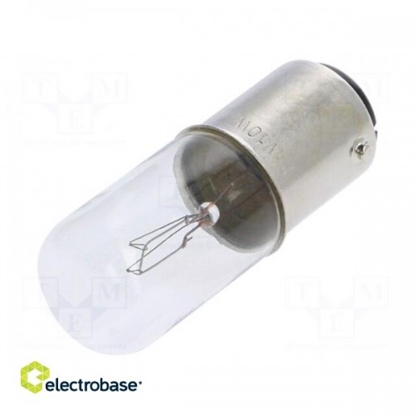 Изображение Signalatoru piederumi: spuldze | BA15D | Pielietojums: 24VDC | Pielietojums: 24VAC | 10 W