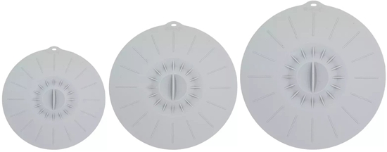 Picture of Silicone lids 3pcs set O20/26/30cm grey 4744561010813