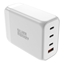 Attēls no Silver Monkey Silver Monkey SMA156 200W GaN charger 3x USB-C PD USB-A QC 3.0 with detachable power cable - white