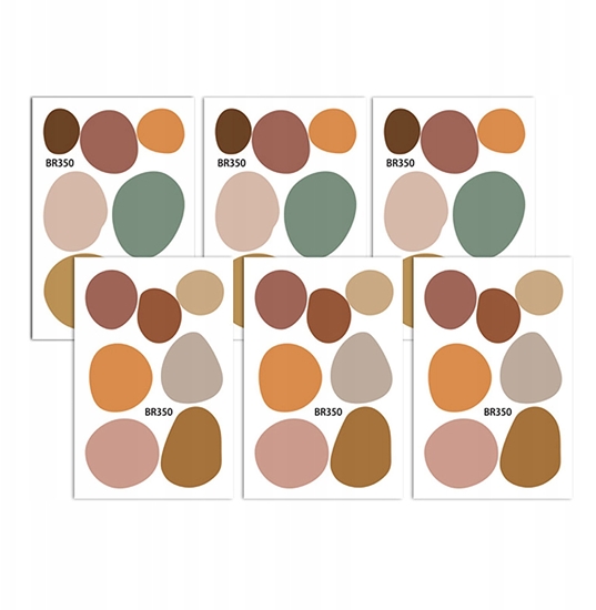 Picture of SIPO-WS63046 NAKLEJKI NA CIAN BOHO      KROPKI