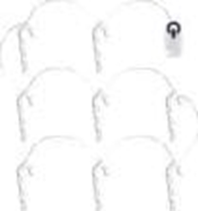 Attēls no Sirius Home 56423, Light decoration chain, White, 8 bulb(s), Battery, AA, 1050 mm