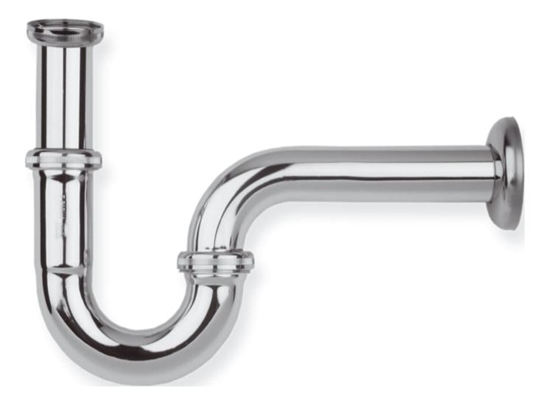 Изображение Syfon KFA rurowy 5/4" DN32 chrom (604-454-00)