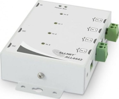 Picture of System przekazu sygnau AV Allnet ALLNET MSR IO ALL4442 / 4-fach Kontakteingang mit Impulsverl.