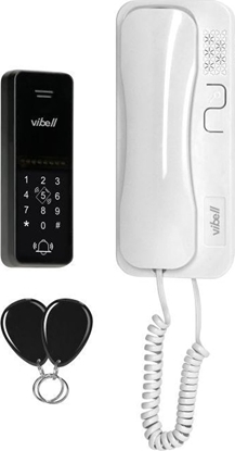 Picture of System przekazu sygnau AV Orno ERIN, zestaw domofonowy jednorodzinny, 2-yowy, szyfrator, RFID, biay