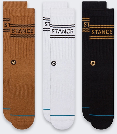 Picture of Skarpety Stance Basic Crew 3 pary Gold