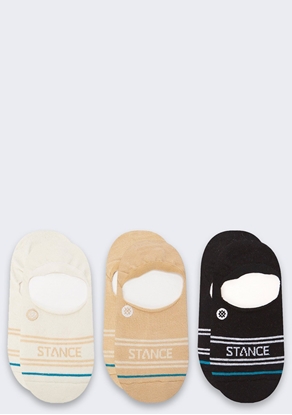 Picture of Skarpety Stance Basic No Show 3 pary Cream