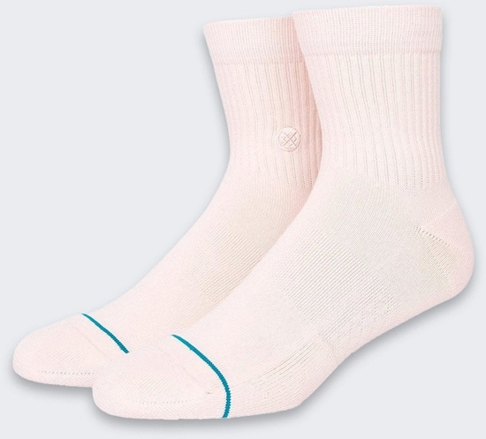 Picture of Skarpety Stance Icon Quarter 1 para Pink