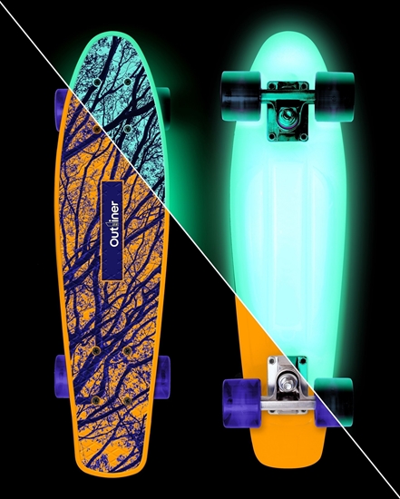 Picture of SKATEBOARD GLOWING OUTLINER