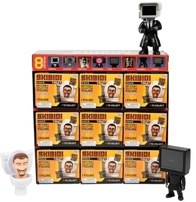 Picture of Skibidi Toilet - Display 9 sztuk Tajemnicze figurki