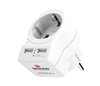 Picture of Skross In-line socket + USB White