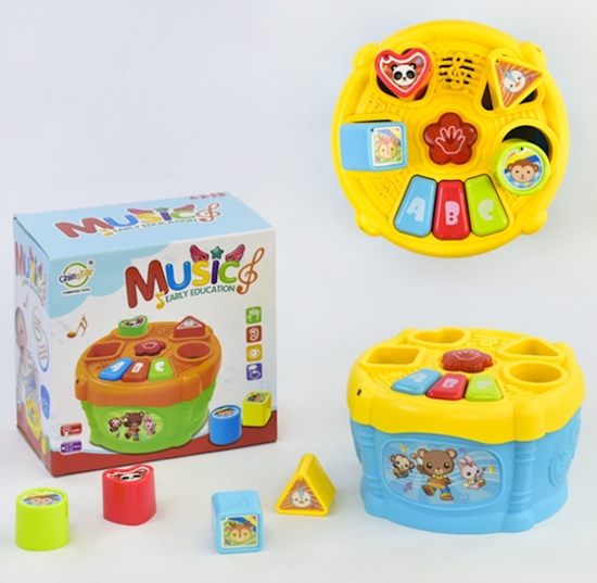 Изображение Slowmoose Muzyczny Bbenek Interaktywny Zwierzta Ksztaty Dwiki Zabawka Edukacyjna