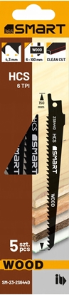 Picture of Smart brzeszczot do piy szabl. 150 mm 6 tpi clean basic wood 5szt