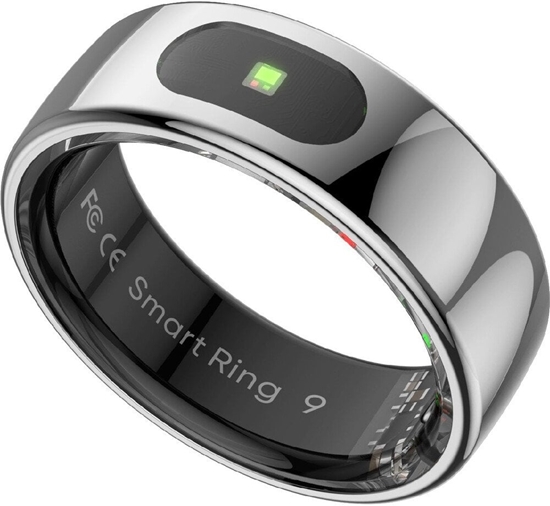 Picture of Smart RING PRO srebrny, zmierz stres, bicie serca, monitor. snu, roz .12, Powerton