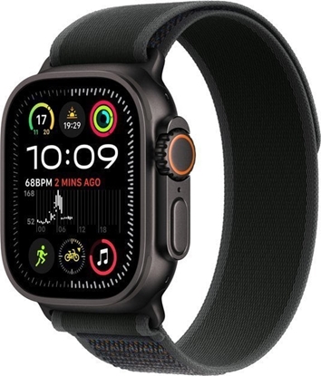 Attēls no Apple Watch Ultra 2 GPS + Cellular 49mm Black Titanium Case with Black Trail Loop - S/M