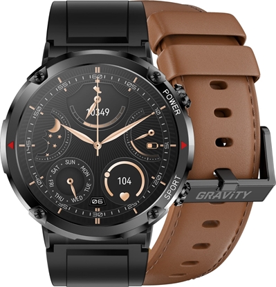 Attēls no Smartwatch Gravity Zegarek mski SMARTWATCH GRAVITY GT21-7 khaki/khaki/BK