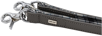 Attēls no Smycz skrzana, 20 mm x 200 cm, siwy-kratka