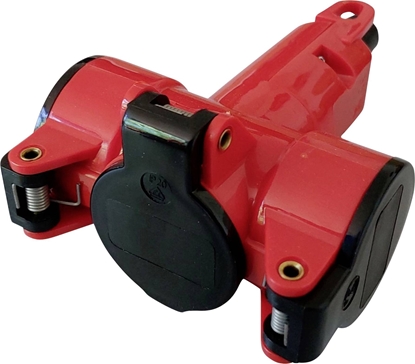 Picture of SOCKET N_L3-FOLD RED 10191