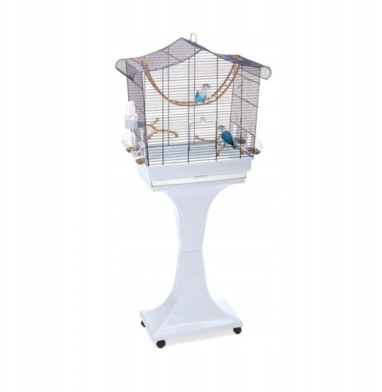 Изображение Sofia, klatka, dla ptakw, jasnoniebieska, 62,5x33x61/132 cm, na kkach