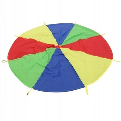 Изображение Spadochron Chusta Animacyjna Edukacyjna Kolory Gra Zabawa dla Dzieci 365 cm