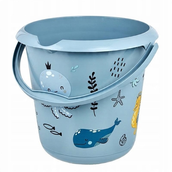Изображение Spainis deko 10L Ilvie "Sea life" O30x28cm zils 4052396082371