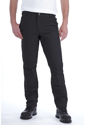 Attēls no Spodnie Carhartt Stretch Duck Double Front Black