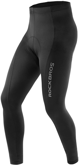 Picture of Spodnie rowerowe kolarskie dugie oddychajce z wkadk M - czarne Spodnie rowerowe kolarskie dugie oddychajce z wkadk M - czarne