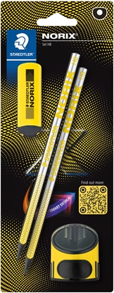 Attēls no STAEDTLER Blyant Norix HB sæt gul blister (4)