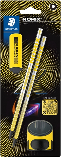 Picture of STAEDTLER Blyant Norix HB sæt gul blister (4)