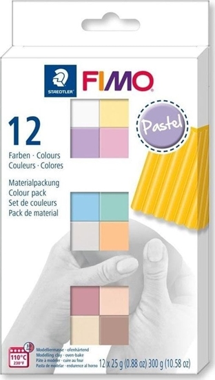 Picture of Staedtler Fimo Soft 12x25g kolory Pastel