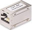 Attēls no StarTech Shielded RJ45 Coupler, Inline Cat6a Coupler, RJ-45 to network connector, shielded, passive, silver