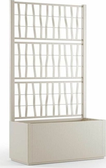 Picture of Starwax Doniczka Starwax Biay Prostoktny 80 cm