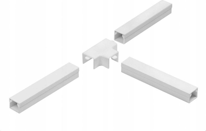 Picture of STASISKI Osprzt do listew elektroinstalacyjnych, trójnik BIAY LO 35x18 (1szt.)