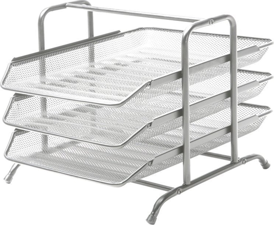 Picture of Stickn Brevbakkesæt tråd metal MESH m/3 bakker sølv