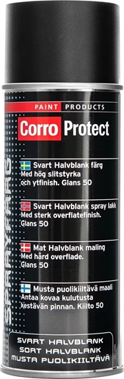 Picture of Stickn CorroProtect Spraymaling halvblank - Sort - 400 ml.