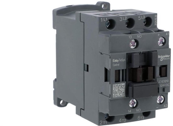 Picture of Stycznik mocy Easy TeSys Control AC-3, 12A, 3P (1NO), cewka 24V DC LC1E1210BD