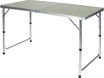 Attēls no STOLIK TURYSTYCZNY SKADANY KEMPINGOWY 120X60X70/62/55CM ZIELONY