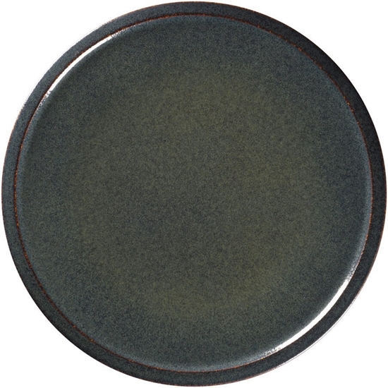 Picture of STONE Talerz paski 24 cm wulkaniczny
