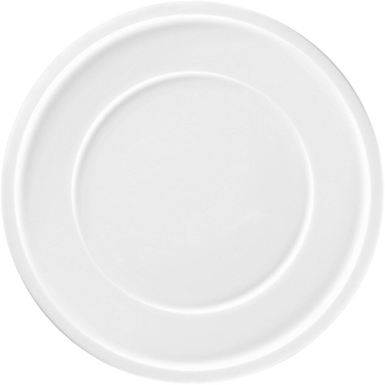 Picture of STONE Talerz paski r. 28 cm biay