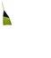 Picture of Street broom with a flat blade, green