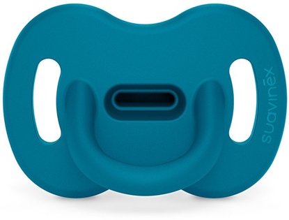 Picture of SUAVINEX - 308607-SMOCZEK 100%            SILIKONOWY FIZJOLOGICZNY SX PRO/0-6M/CIEMNONIEBIESKI/COLOUR ESSENCE