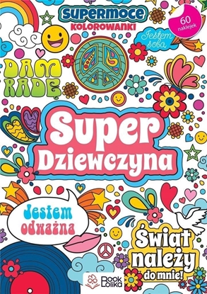 Изображение Super dziewczyna. SuperMoce kolorowanki