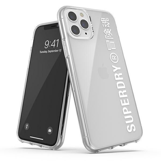 Picture of SuperDry Snap iPhone 11 Pro Max Clear Ca se biały|