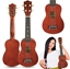 Attēls no SUPRIMO UK21 DW ukulele sopranowe 21"" ciemne drewn