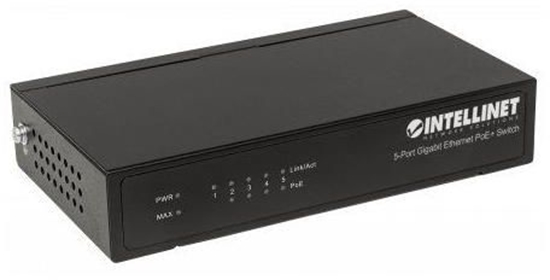 Picture of Switch Intellinet Network Solutions Gigabit 5 portów RJ45 POE+, desktop (561228)