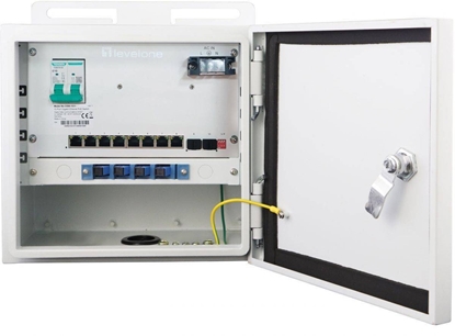 Picture of Level One LevelOne Switch 10x GE OSW-1031, 8x Outputs 802.3at/af  PoE