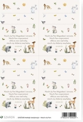 Изображение Szaron Naklejki dedykacyjne - Niech ci Pan