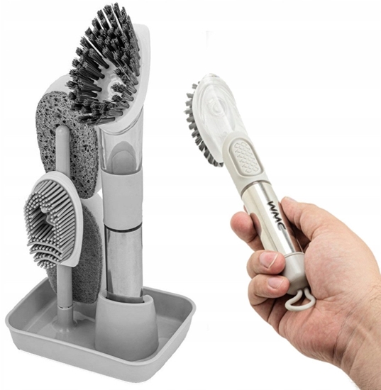 Picture of Szczotka do czyszczenia  z wymiennymi kocówkami, zestaw 4el.