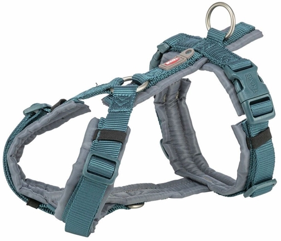 Picture of Szelki dla psa Trixie Premium Trekking Niebieski Grafit S/M