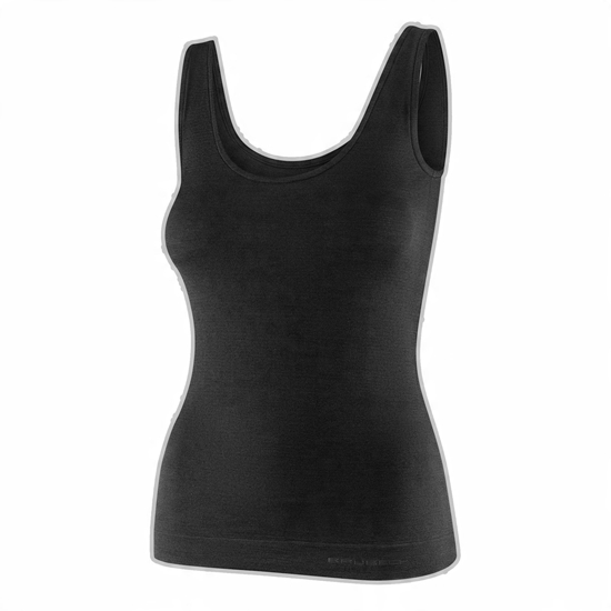 Picture of TA1059W Koszulka damska bez rkawów COMFORT MERINO czarny S