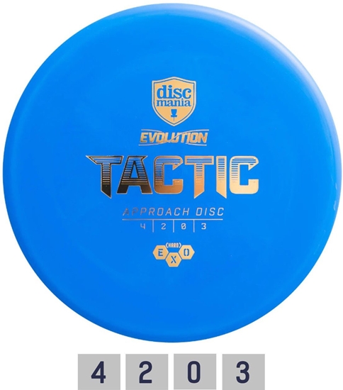 Picture of Tactic Diskgolfo diskas Midrange Driver HARD EXO TACTIC Evolution Light blue